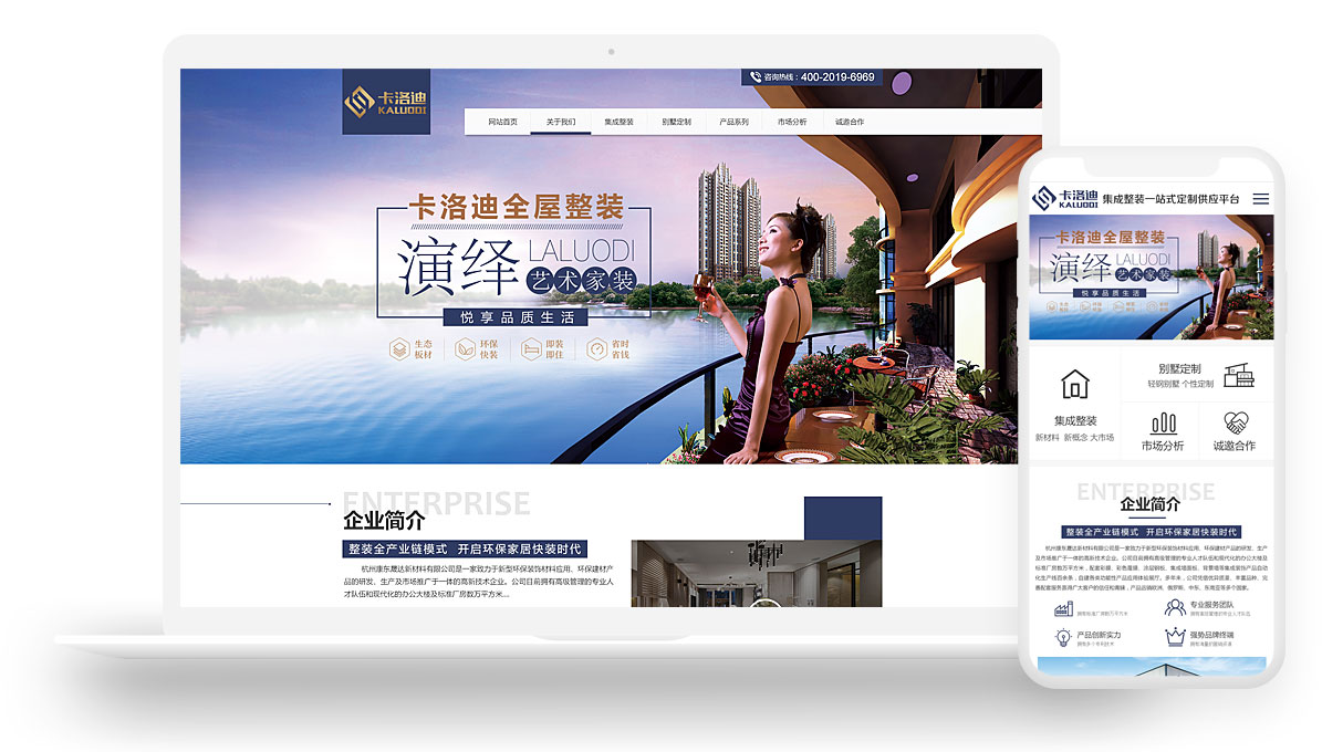 品牌网站设计案例-卡洛迪(图1)